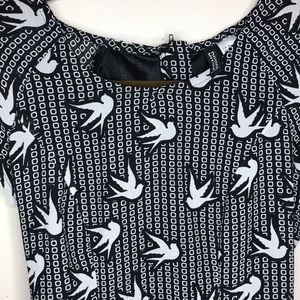 spring/summer dress bird pattern super cute